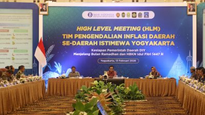 Danrem 072/Pamungkas Hadiri Rakorda & HLM TPID DIY Bahas Kesiapan Jelang Ramadhan dan Idul Fitri 1447 H