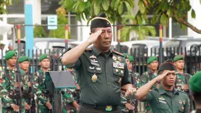 Danrem 072/Pamungkas Pimpin Upacara 17 Februari, Sampaikan Amanat Kasad