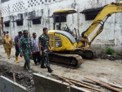 Dandim 0735/Surakarta Sidak Lokasi TMMD Sengkuyung Tahap I Tahun 2026 di Kelurahan Joyotakan
