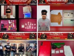 Keberhasilan Ops Pekat Musi 2026: Polda Sumsel Amankan Barang Bukti Narkotika dan Senjata Tajam
