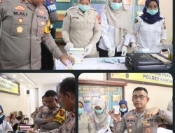 Komitmen Bersih Narkoba, Kapolres Banyuasin dan Jajaran Pimpinan Jalani Tes Urine