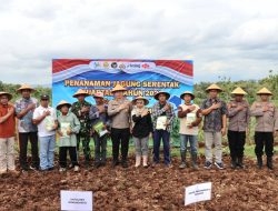 Polres Gunungkidul Tanam Jagung Serentak, Dukung Swasembada Pangan Nasional 2026