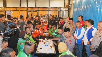 Kapolri dan Kapolda Sumsel Temui Driver Ojol, Perkuat Pendekatan Humanis Polri