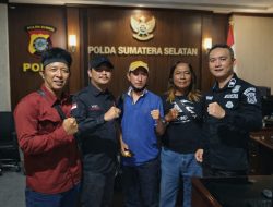 Awak Media Silaturahmi ke Bidhumas Polda Sumsel, Perkuat Sinergi Informasi Publik