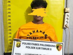 Remaja 19 Tahun Penusuk Pemuda dalam Tawuran Palembang Dibekuk Polisi