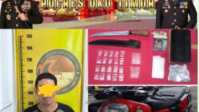 Buang Sabu Saat Dikejar Polisi, Pengedar Di OKU Timur Akhirnya Ditangkap