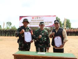 TMMD Ke-127 TA. 2026 di Wilayah Kodim 0430/Banyuasin Resmi Ditutup oleh Pangdam II/Swj