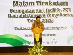 Danrem 072/Pamungkas Hadiri Malam Tirakatan Hari Jadi ke-271 DIY