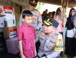 Kapolres dan Bupati Gunungkidul Kunjungi Bocah yang Putus Sekolah Demi Rawat Orang Tua