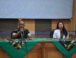 Prajurit dan PNS Korem 072/Pamungkas Terima Sosialisasi Penyakit Jantung