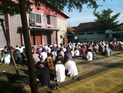 Muhamadiyah Hari Ini Melaksanakan Sholat Idul Fitri Di Lapangan Boyolali.