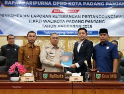 DPRD Padang Panjang Mulai Pembahasan LKPj Wali Kota 2025, Siapkan Rekomendasi Strategis