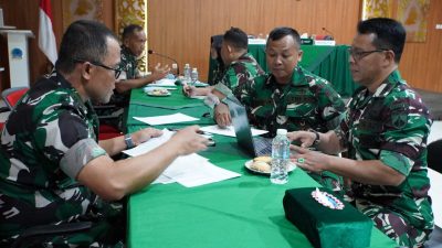 Pastikan Sertijab Danrem Berjalan Lancar, Korem 072/Pamungkas Gelar Verifikasi
