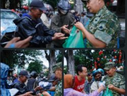 Kodim 0735 Surakarta Bersama Alumni SMAN 7 Bagikan 1.000 Takjil Untuk Berbuka Puasa