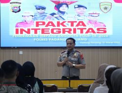 Polres Padang Panjang Teken Pakta Integritas Penerimaan Polri 2026, Wujudkan Seleksi Bersih dan Transparan
