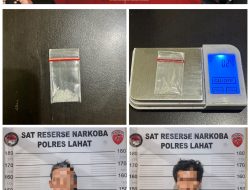 Kedapatan Simpan Sabu, Dua Sopir di Lahat Dibekuk Satresnarkoba Polres Lahat