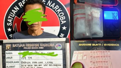 Dari Kamar Mandi hingga Rumah Pelosok, Pengedar Sabu Muara Enim Dibekuk Polisi