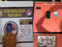 17 Paket Sabu Disita, Pengedar di Desa Sungai Pinang Ogan Ilir Dibekuk Polisi