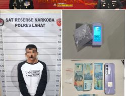 Panik Digerebek, Sopir Di Lahat Buang Sabu ke Kloset,Barang Bukti Tetap Diamankan