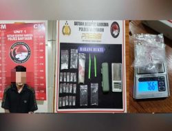 Digerebek Malam Hari, Pengedar Sabu 7,66 Gram di Banyuasin Tak Berkutik