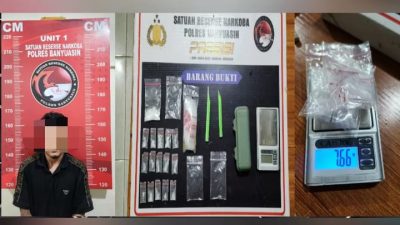 Digerebek Malam Hari, Pengedar Sabu 7,66 Gram di Banyuasin Tak Berkutik