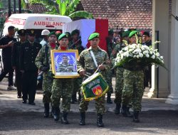 Danrem 072/Pamungkas Hadiri Upacara Pemakaman Militer Prajurit TNI Gugur Dalam Tugas di Lebanon