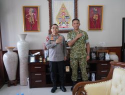 Danrem 072/Pamungkas Jalin Silaturahmi dengan Kapolda DIY, Perkuat Sinergitas TNI–Polri