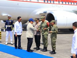 Danrem 072/Pamungkas Sambut Kedatangan Presiden RI di Lanud Adisutjipto