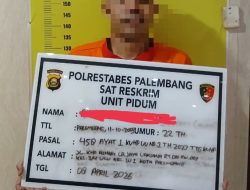 Tusuk Korban Tiga Kali Kabur ke Jambi, Pelaku Pembunuhan di Seberang Ulu Palembang Dibekuk Polisi Berpakaian Preman
