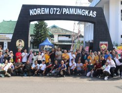 Melalui Olahraga Bersama dan Syawalan, Korem 072/Pamungkas Perkuat Sinergi dengan UGM