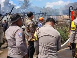 Bupati Ogan Komering Ulu Selatan, Abusama, S.H. turun langsung ke lokasi kebakaran