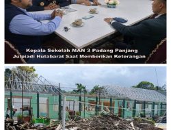 Transparansi Proyek Rehab MAN 3 Padang Panjang Jadi Sorotan, Papan Informasi Segera Dipasang