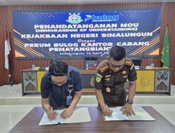 Sinergi Jaga Ketahanan Pangan, Kejari Simalungun dan Perum BULOG Pematangsiantar Teken MoU Bidang Datun