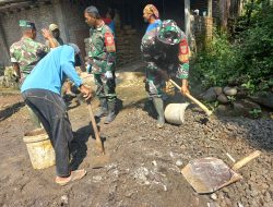 Gotong Royong TNI dan Warga Bangun Jembatan Garuda, Akses Vital Penghubung Simo–Sambi Mulai Terwujud