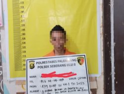 Gagalkan Aksi Jambret Kalung Emas, Polsek SU II Palembang Amankan Tersangka dan Barang Bukti