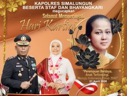 Kapolres Simalungun dan Bhayangkari Peringati Hari Kartini Dukung Perempuan Berdaya Menuju Indonesia Emas 2045