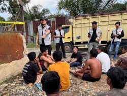 Gerebek Gudang Ilegal Musi Rawas, Polisi Amankan Tangki Merah Putih.