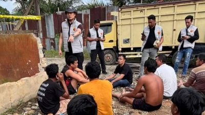 Gerebek Gudang Ilegal Musi Rawas, Polisi Amankan Tangki Merah Putih.