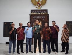 Danrem 072/Pamungkas Terima Audiensi PWI DIY, Perkuat Kolaborasi dengan Insan Pers