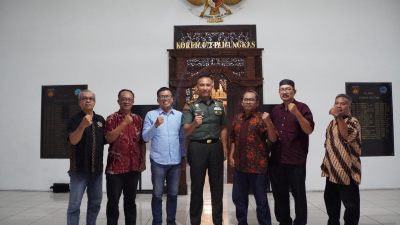 Danrem 072/Pamungkas Terima Audiensi PWI DIY, Perkuat Kolaborasi dengan Insan Pers