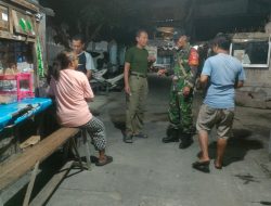 Pastikan Wilayah Aman Dan Kondusif , Sertu Eko Aktif Laksanakan Patroli Malam