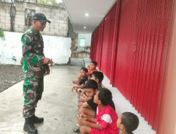Peduli Generasi Muda, Babinsa Sangkrah Berikan Himbauan Dan Edukasi Kepada Remaja Binaan