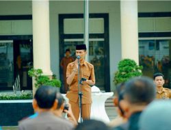 Pesan-Pesan Wabup Yulian Efi Pada Apel Gabungan ASN