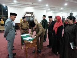 Wali Kota Kukuhkan Kepala Sekolah Dan Pejabat Fungsional Pemko Tanjungbalai
