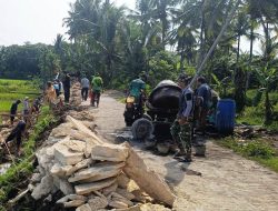 Talud Jalan Guna Pengamanan Jalan dan Persawahan
