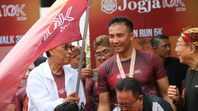 Bersama masyarakat, Danrem 072/Pamungkas Ambil Bagian Dalam Ajang Jogja 10K