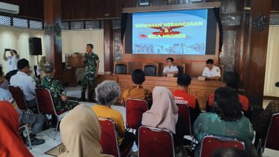 Sasaran Non Fisik TMMD Sengkuyung Tahap II, Kasdim 0735/Surakarta Berikan Materi Wasbang & Bela Negara Kepada Masyarakat