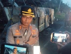 Kapolres Musi Rawas Utara Update Penanganan Laka Muratara: Tim DVI Identifikasi Korban Terbakar Bus ALS dan Truk Tangki
