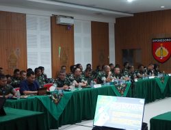 Taklimat Akhir Audit Kinerja Itdam IV/Diponegoro, Korem 072/Pamungkas Komitmen Tingkatkan Tata Kelola Organisasi