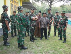 Aster Kasad Tinjau Pelaksanaan Program TMMD Reguler 128 di Kalurahan Sidorejo Kapanewon Lendah Kabupaten Kulon Progo